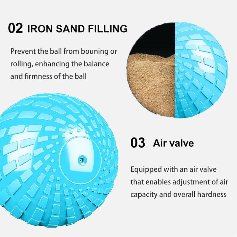 STRPRETTY BASIC Medicine Ball 10 lbs Slam Ball Weighted Balls for Exercise Strength and Crossfit Workout - Image 3